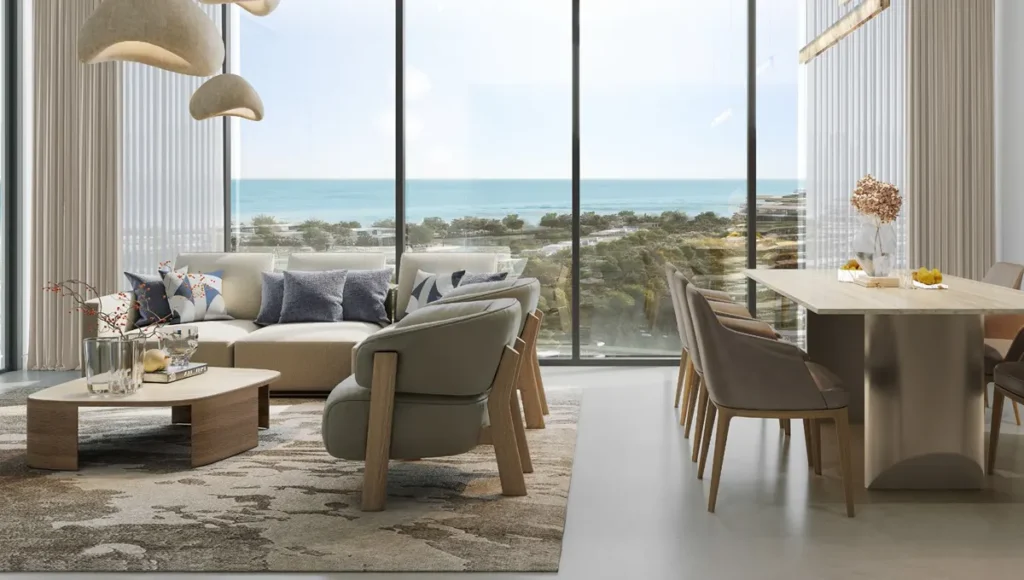 Living Area of Pearlside Marina Residences